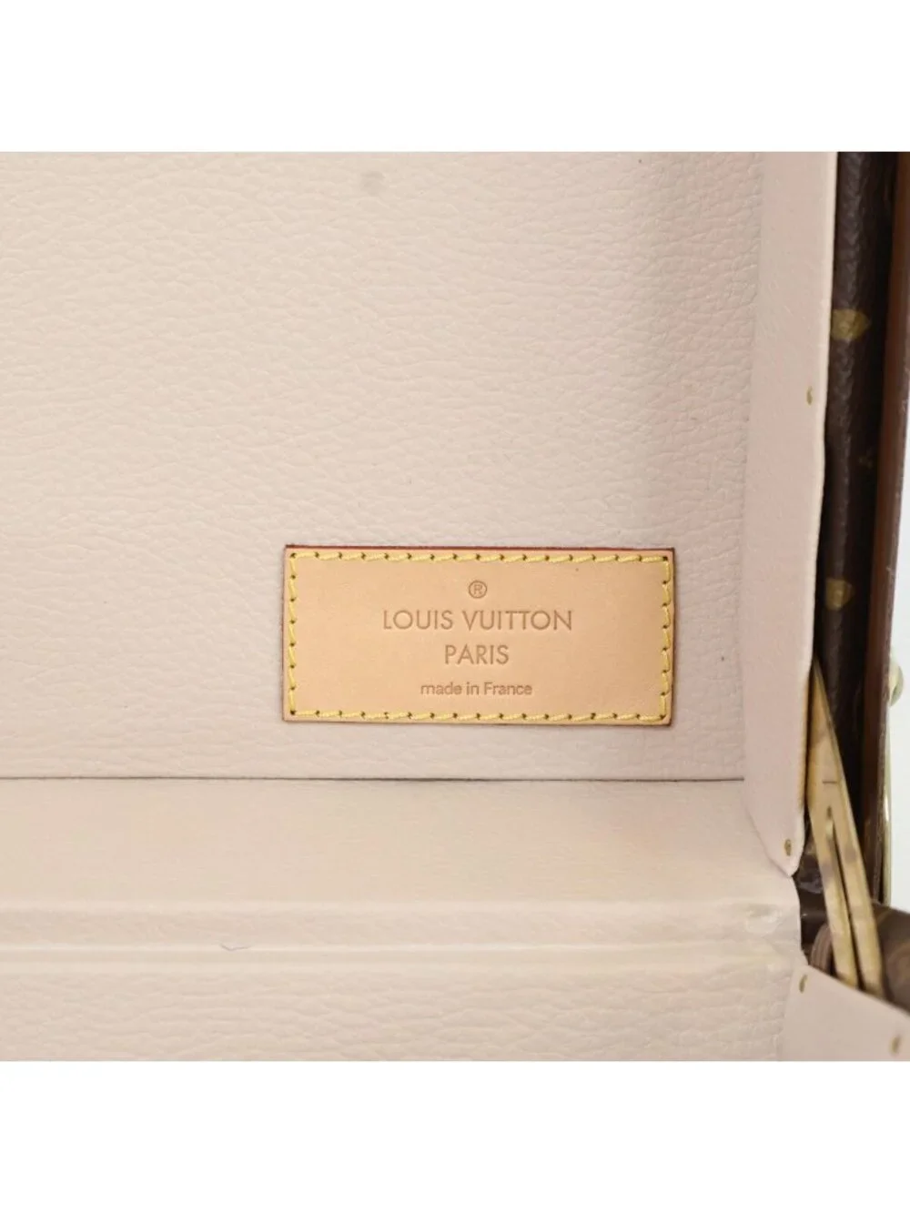 Louis Vuitton Monogram Alzer 55 Trunk Case with Dividers